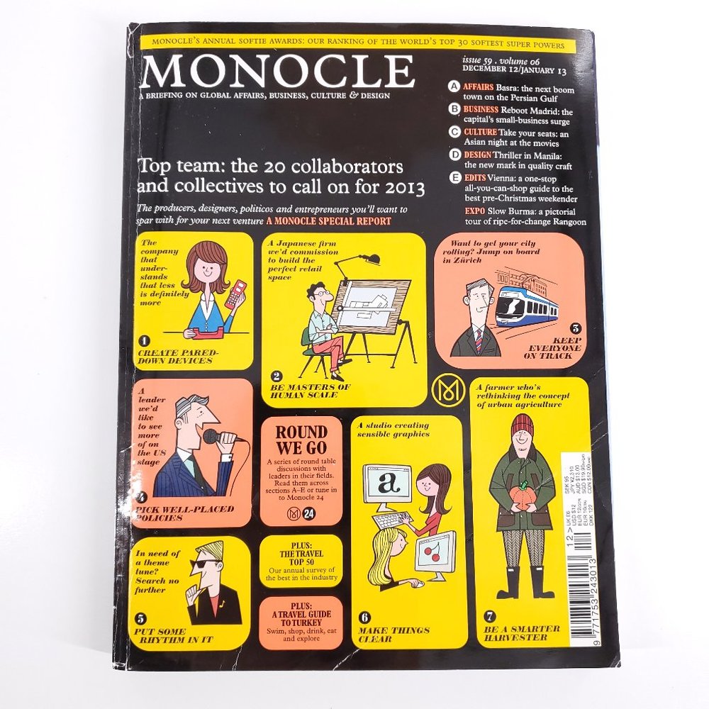 Monocle Magazine Issue 59 Volume 06 Dec 12/Jan 13 Top Team